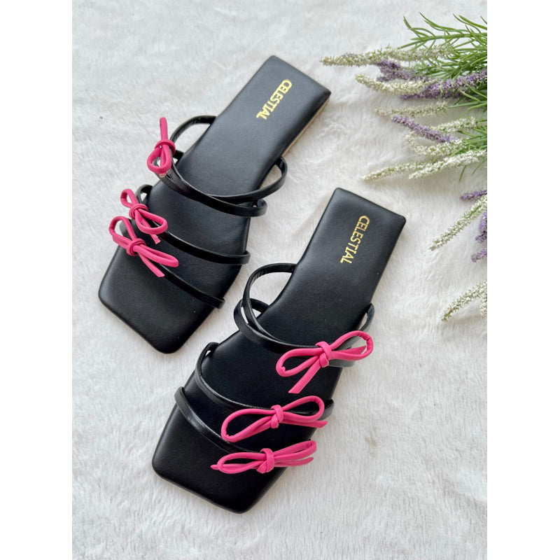 ⭐️Celestialshoe.ph Elisse Coquette Flat Soft Padded Sandals