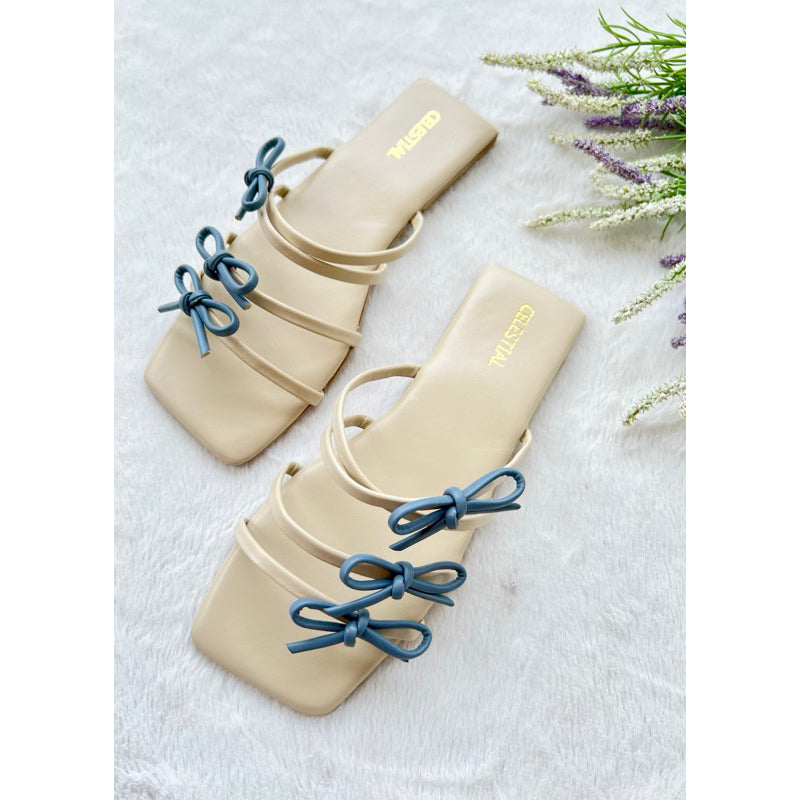 ⭐️Celestialshoe.ph Elisse Coquette Flat Soft Padded Sandals