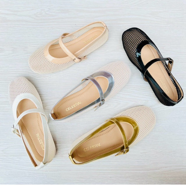 ⭐️Celestialshoe.ph Katrice Mesh Flat Doll Shoes