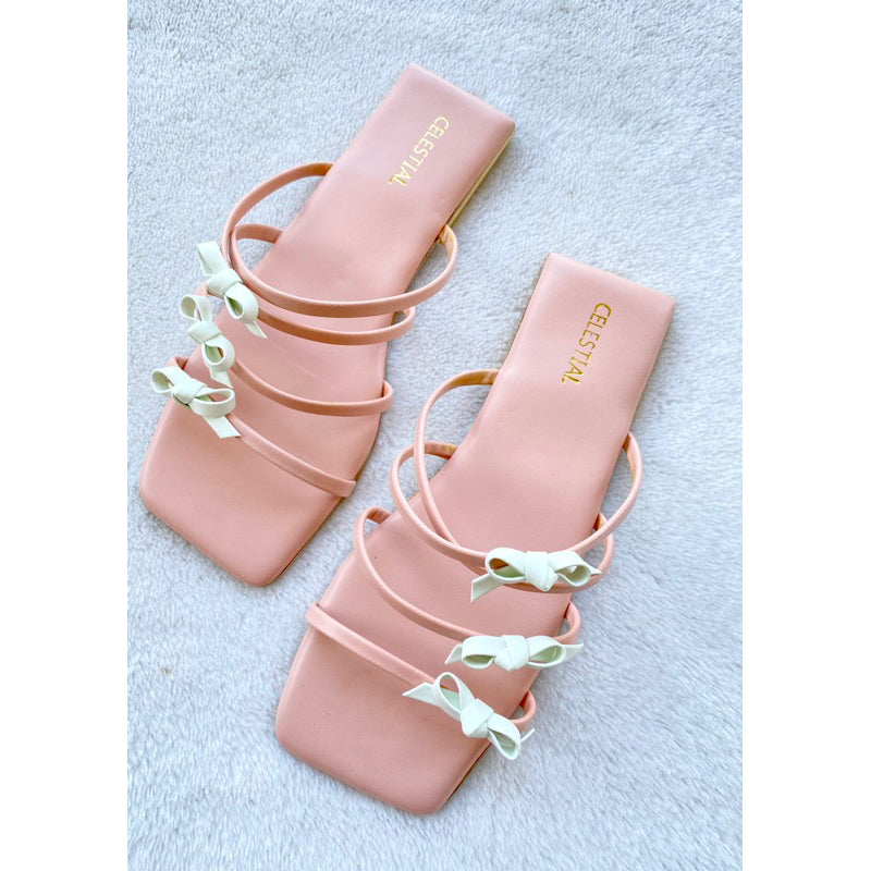 ⭐️Celestialshoe.ph Elisse Coquette Flat Soft Padded Sandals