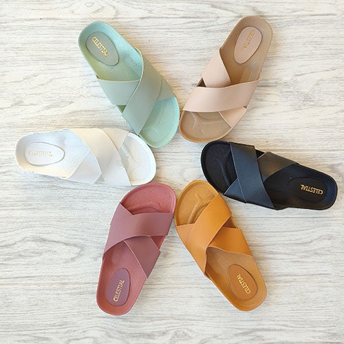 ⭐Celestialshoe.ph Rikka Colorful Birks Flat Sandals (Minus 1 Size for Slim Feet)