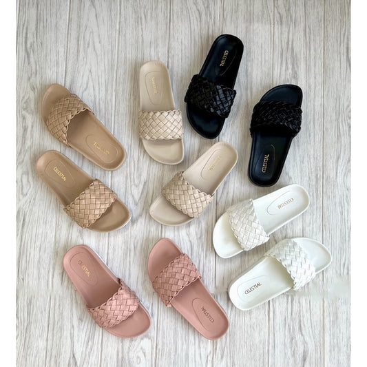 ⭐Celestialshoe.ph Georgie Fully Coated Birks Flat Slip-ons