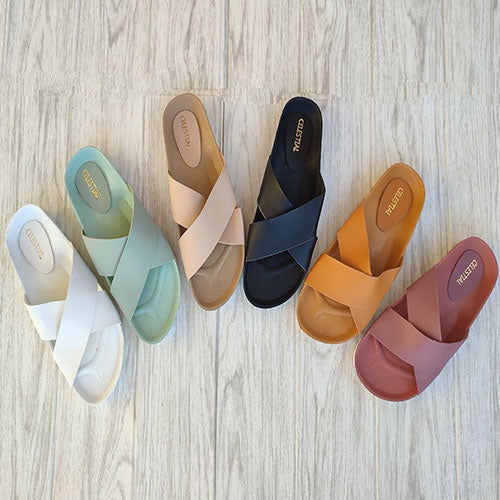 ⭐Celestialshoe.ph Rikka Colorful Birks Flat Sandals (Minus 1 Size for Slim Feet)