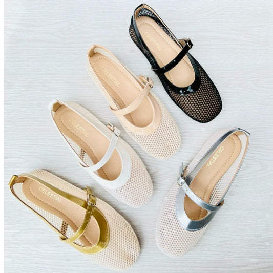 ⭐️Celestialshoe.ph Katrice Mesh Flat Doll Shoes