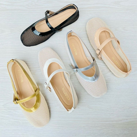 ⭐️Celestialshoe.ph Katrice Mesh Flat Doll Shoes