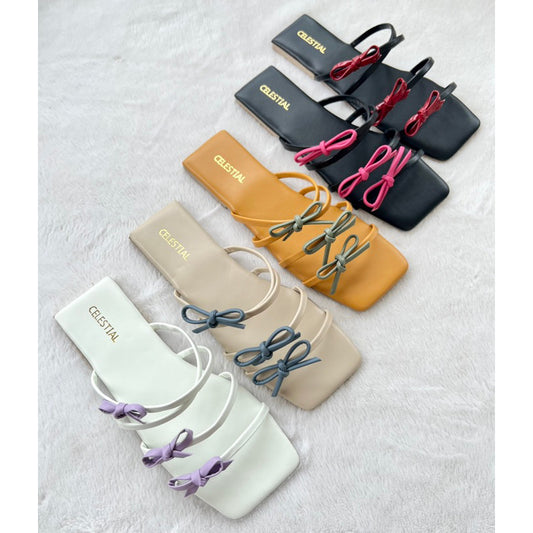 ⭐️Celestialshoe.ph Elisse Coquette Flat Soft Padded Sandals